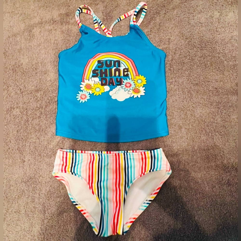 Girls XS two-piece swimsuit by Cat & Jack